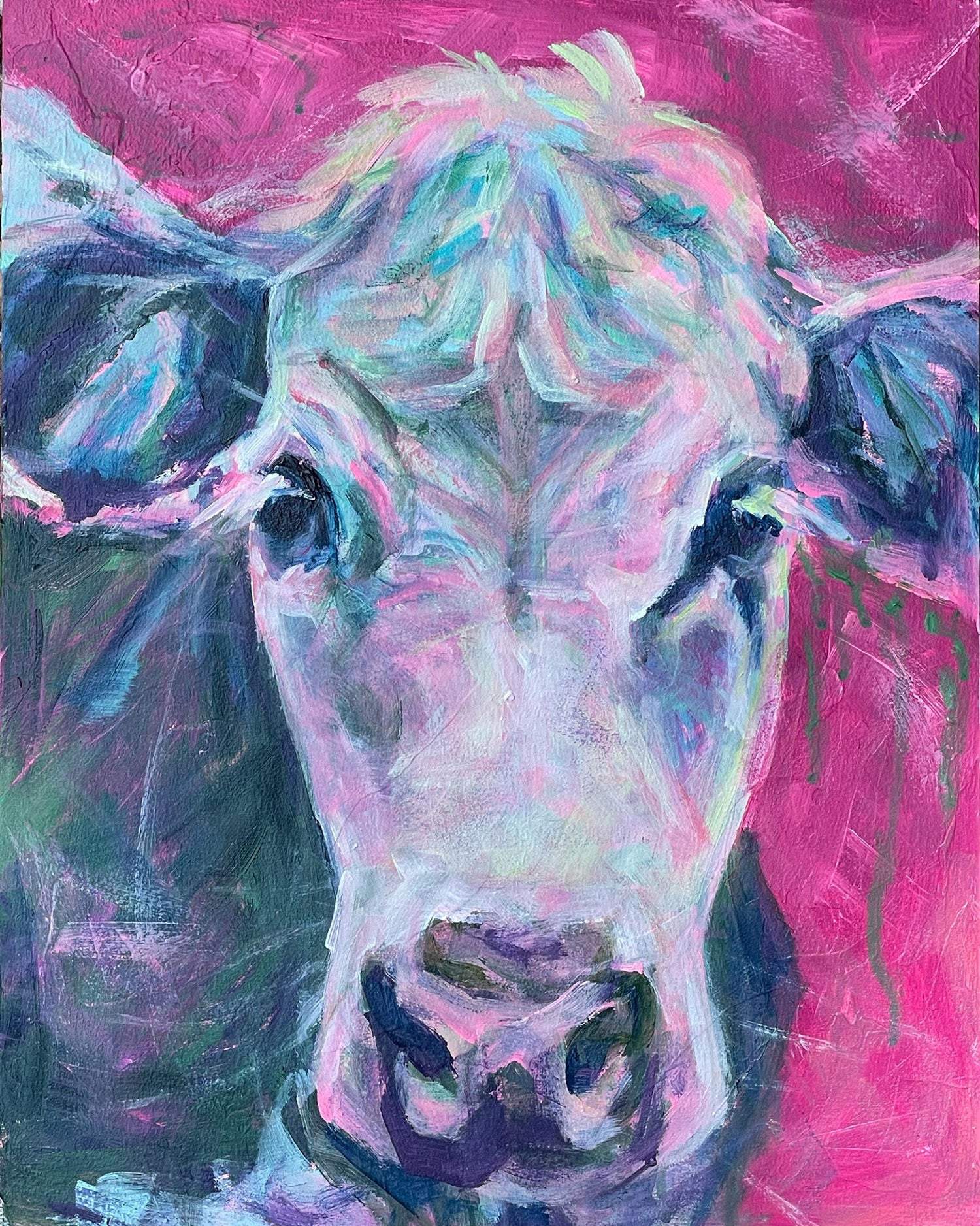 Mootiful - Artist by CatherineStotesberyArt - Art Prints, Decoupage Rice Paper, Flat Canvas Prints, Giclee Prints, Photo Prints, Poster Prints
