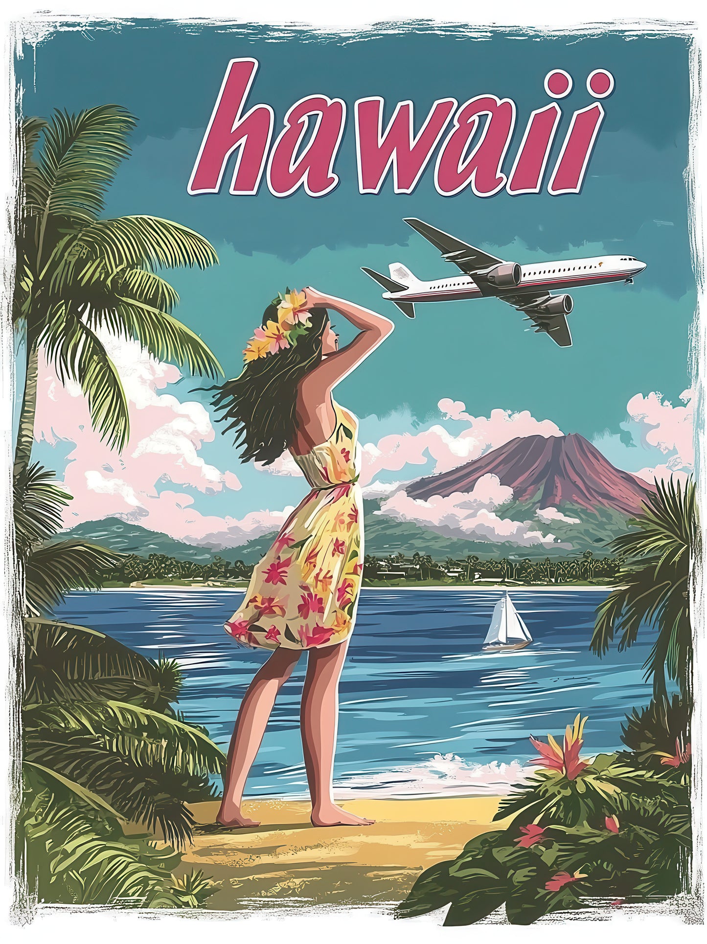 Hawaii Travel Poster