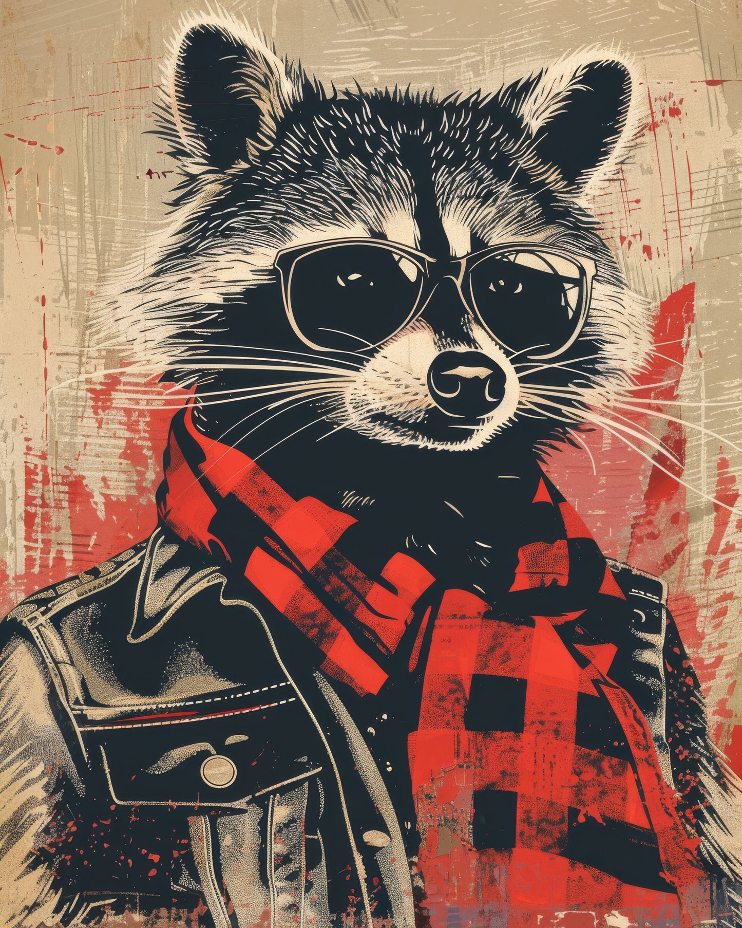 Punk Raccoon 1