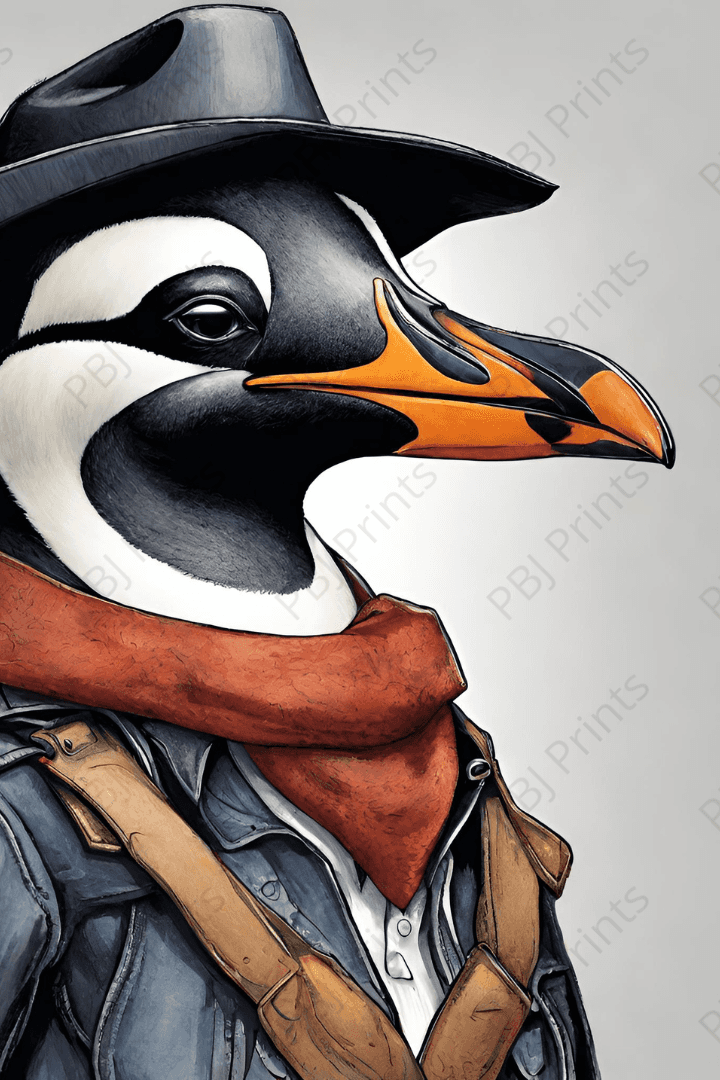 Deputy Dan - by Twist My Armoire - Ai, Bird, New Arrivals, Penguin