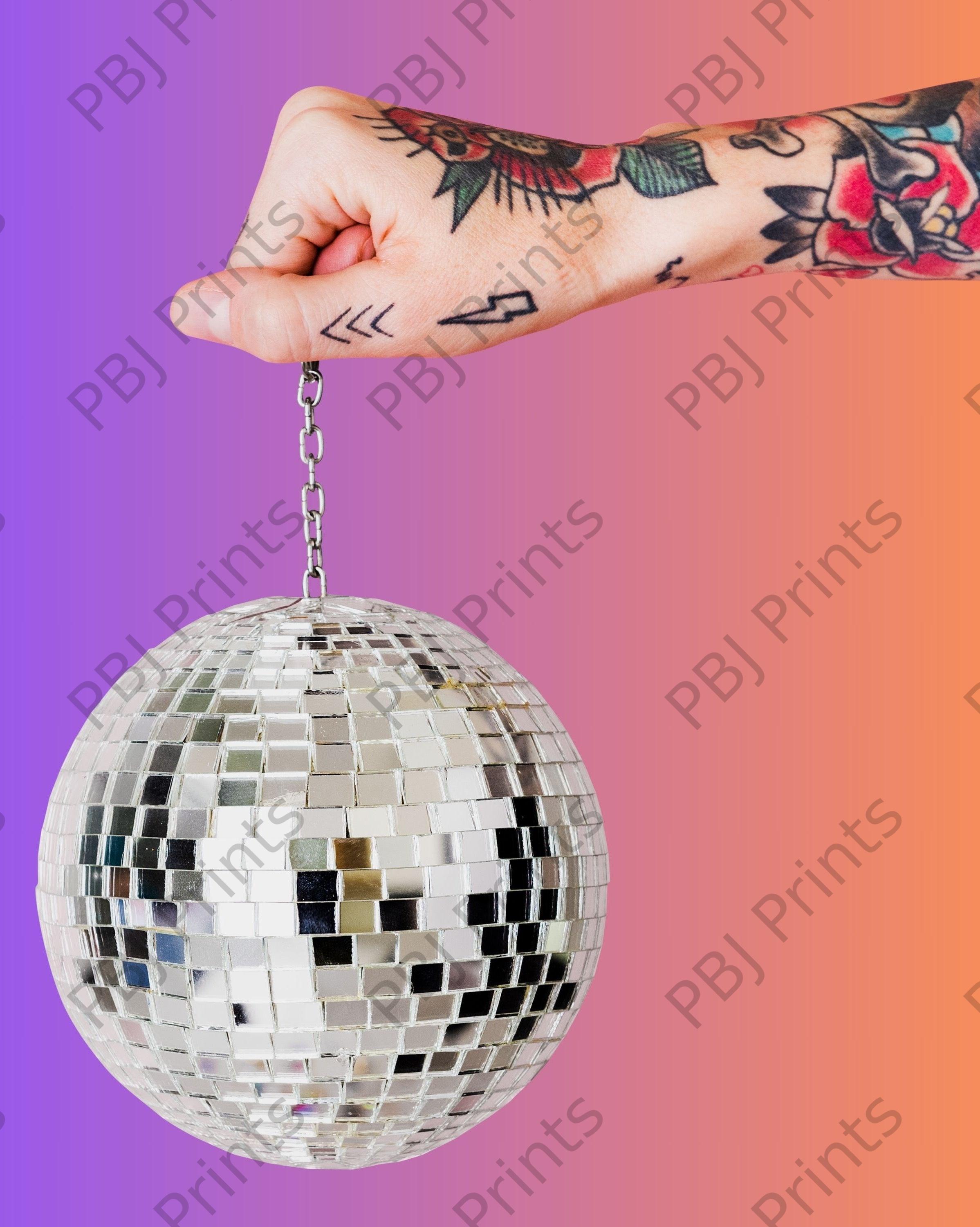 Tattoo at the Disco - Artist by Sarah Lopp - Art Prints, Decoupage Rice Paper, Flat Canvas Prints, Giclee Prints, Photo Prints, Poster Prints