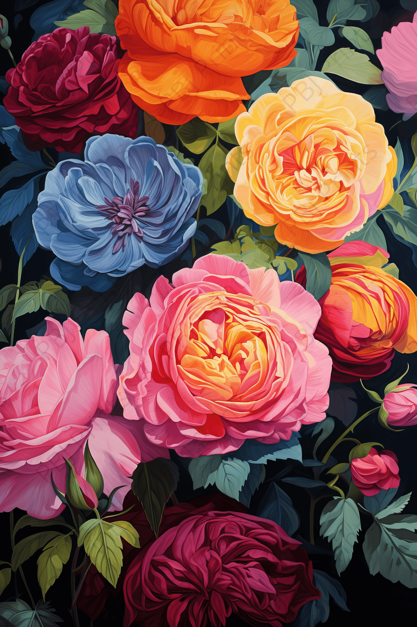 Dream of Roses - by INKWELL DESIGNERS® - AI, New Arrivals
