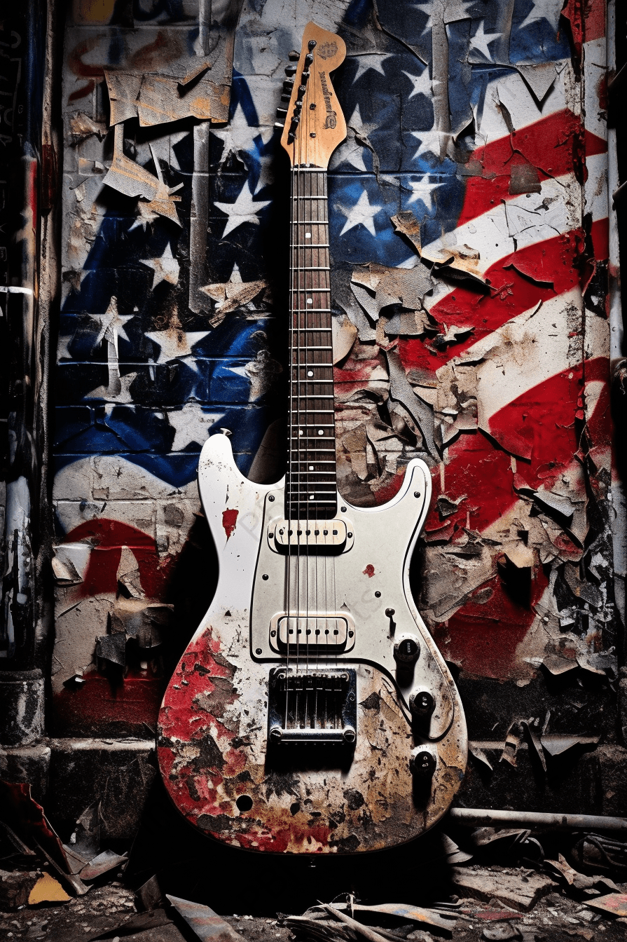 Lucille - by Audrey Hughes - Ai, Guitar, Instrument, Music, New Arrivals
