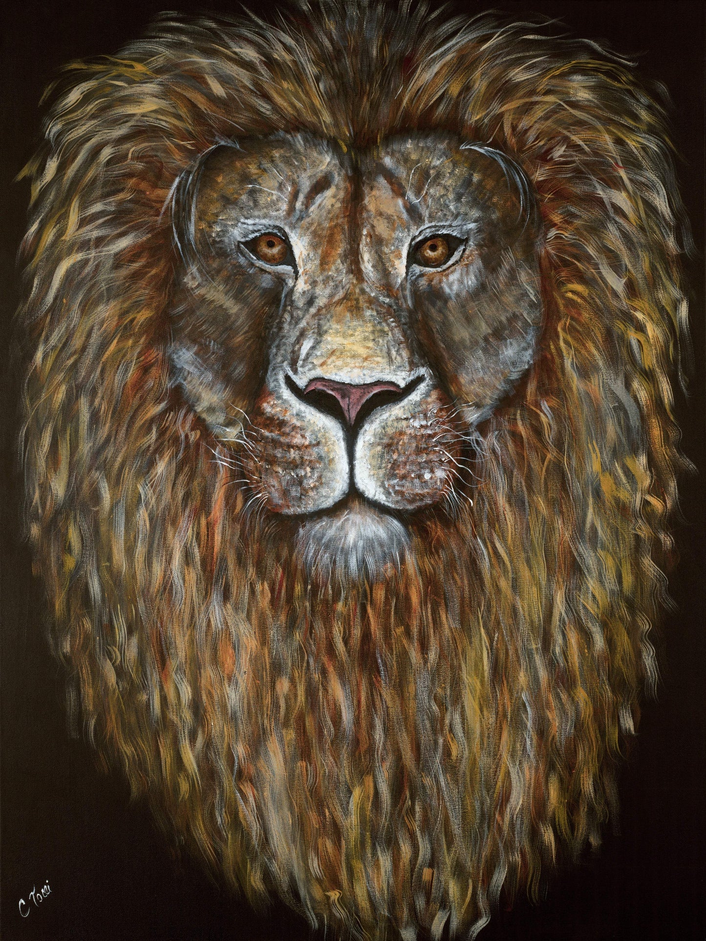 Majestic King - Artist by JJ Bean Designs with Cheryl -