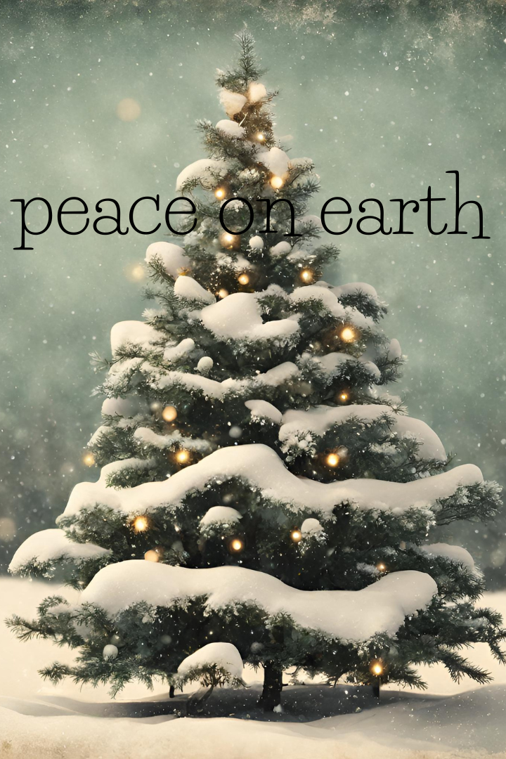 Peace on Earth - by Twist My Armoire - Ai, Holiday, New Arrivals