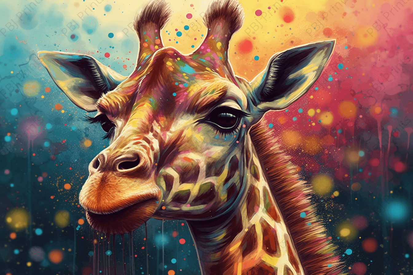 Pop Giraffe - Artist by Fresh Start Studio Photography -