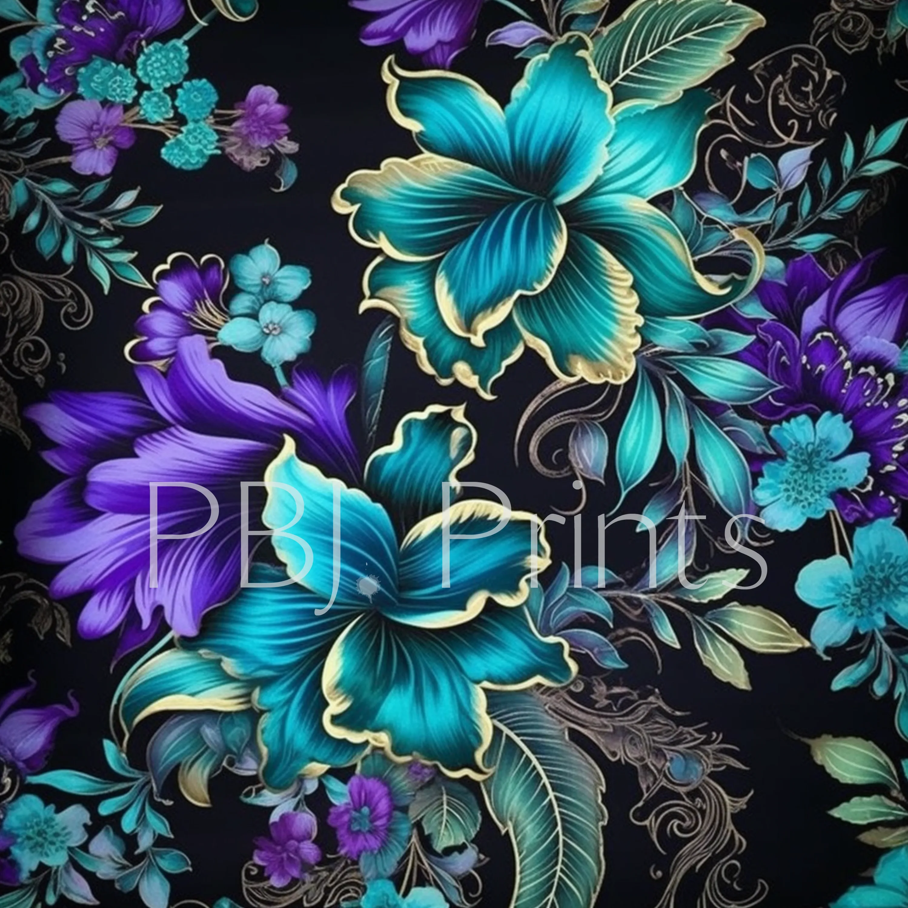 Purple Dynasty - Artist by Audrey Hughes - Art Prints, Decoupage Rice Paper, Flat Canvas Prints, Giclee Prints, Greeting Cards, Photo Prints, Poster Prints