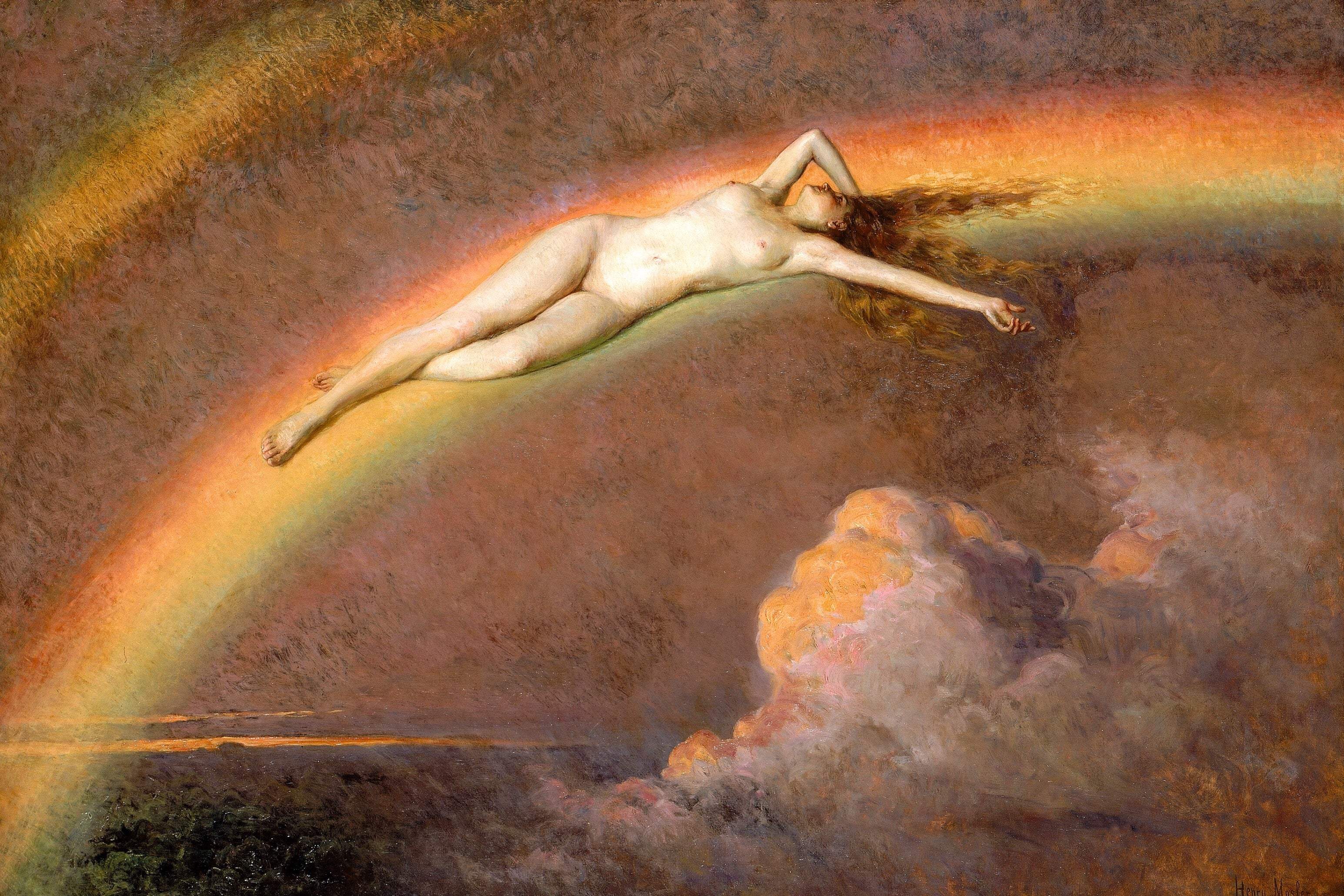 Rainbow Dreams - Artist by Renewed Spirit Home - Art Prints, Decoupage Rice Paper, Flat Canvas Prints, Giclee Prints, Photo Prints, Poster Prints