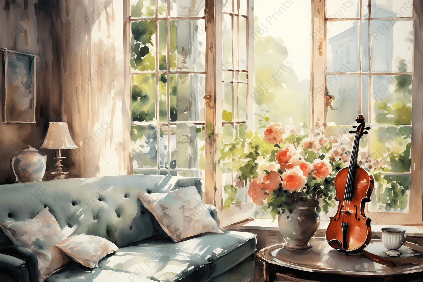 The Waiting Violin - by INKWELL DESIGNERS® - New Arrivals