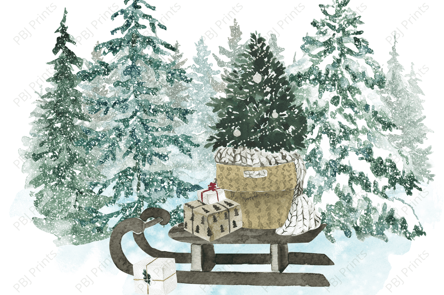 Wonderland - Artist by Twist My Armoire - Christmas, crafting, crafts decoupage paper, Holiday, New Arrivals, snow