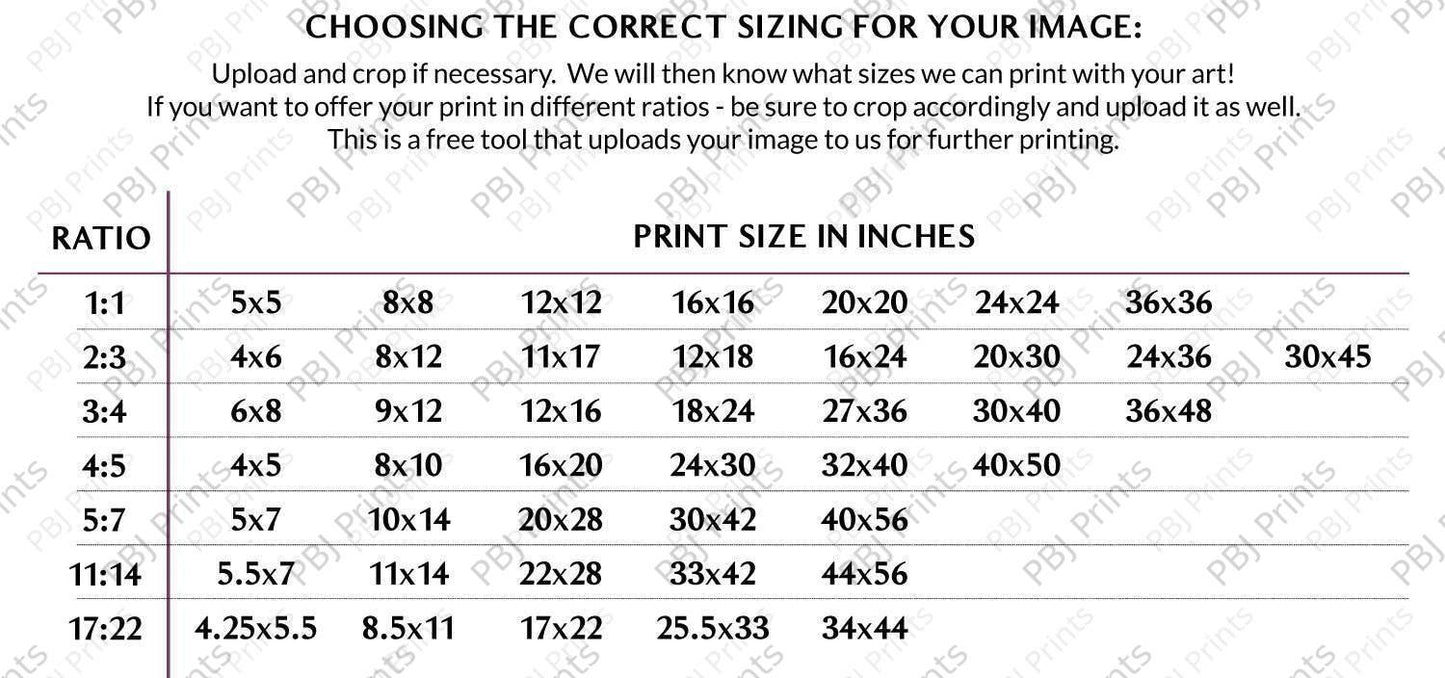 Seller Upload - by PBJ Prints -