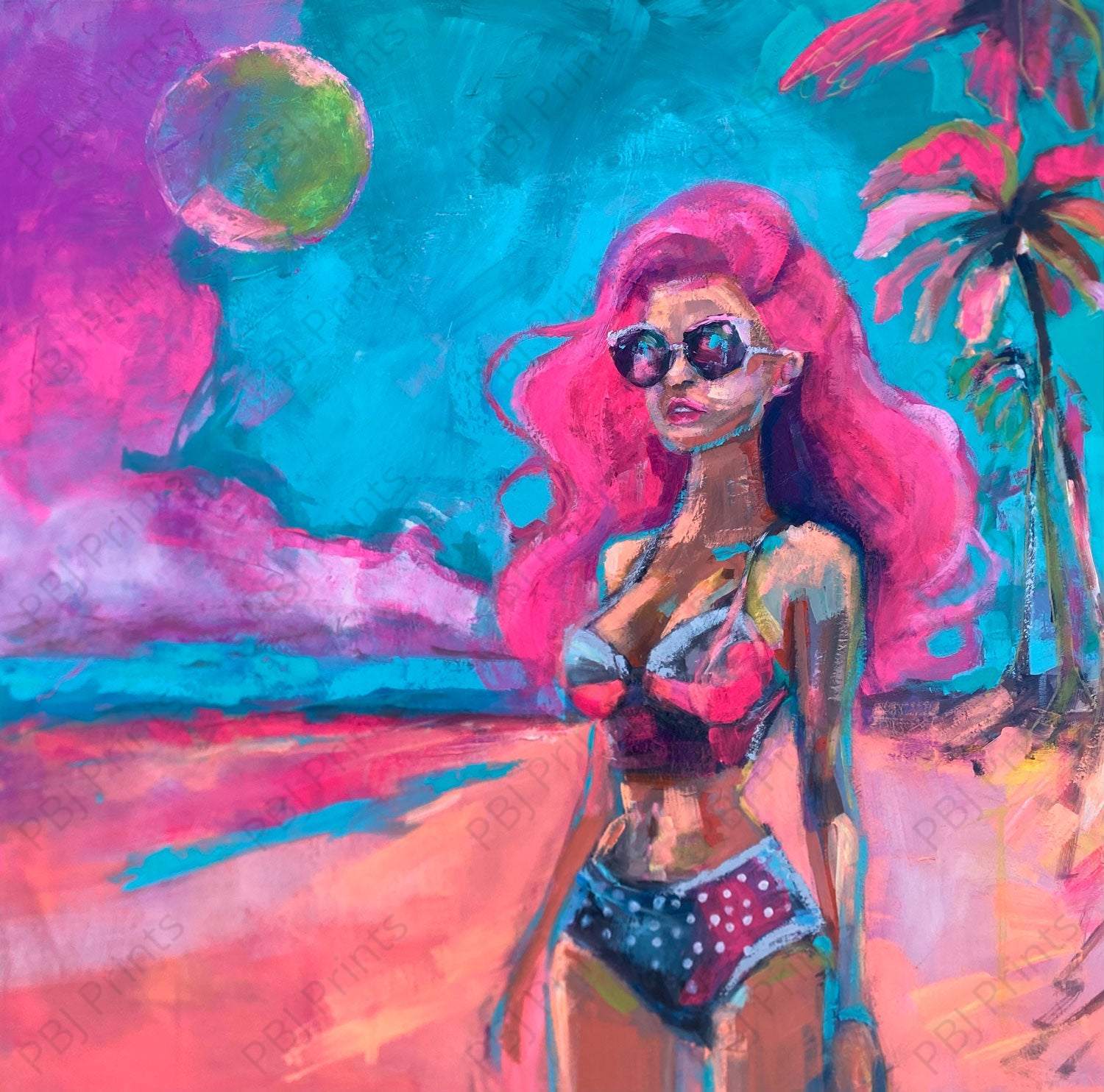 Barbie - Artist by Anissa Marie - Art Prints, Decoupage Rice Paper, Flat Canvas Prints, Giclee Prints, Photo Prints, Poster Prints, Scrapbook Paper