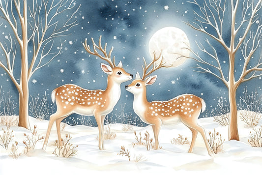 Deer in the Moonlight