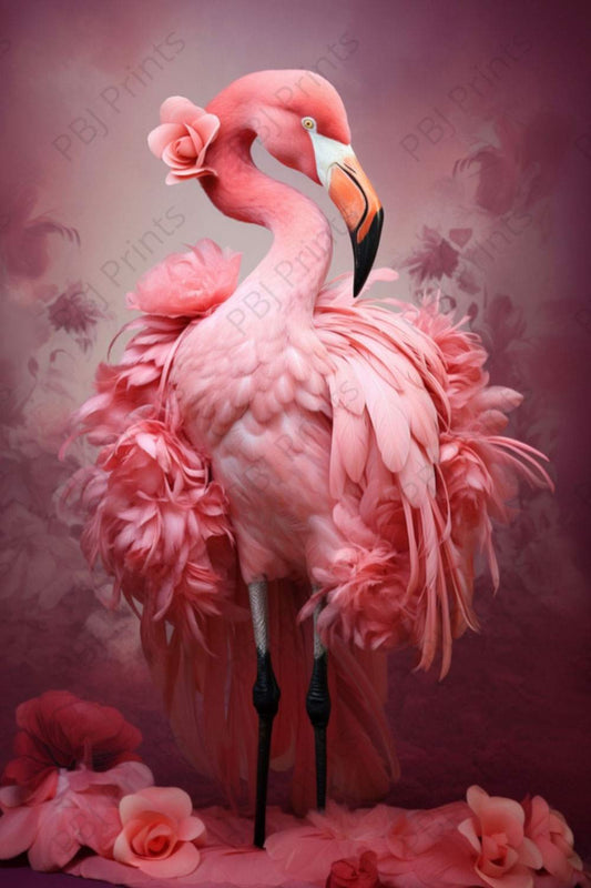 Mr. Flam -  by 2chattychicks teaching eclectic creations - Ai, Animals, Birds, Flamingo, New Arrivals