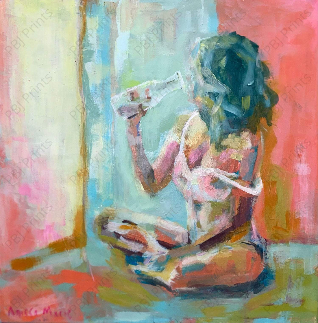 Got Milk - Artist by Anissa Marie - Art Prints, Decoupage Rice Paper, Flat Canvas Prints, Giclee Prints, Photo Prints, Poster Prints, Scrapbook Paper