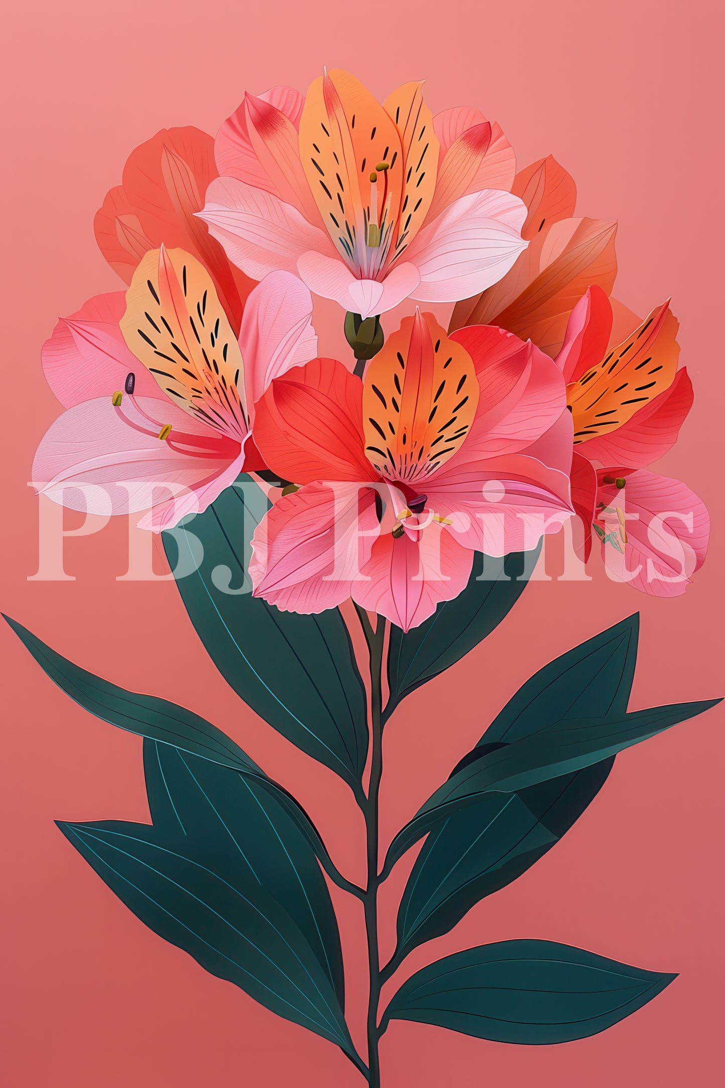 Pink Alstroemeria