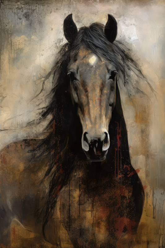 Heart Horse - Artist by Whimsykel Designs - Horse