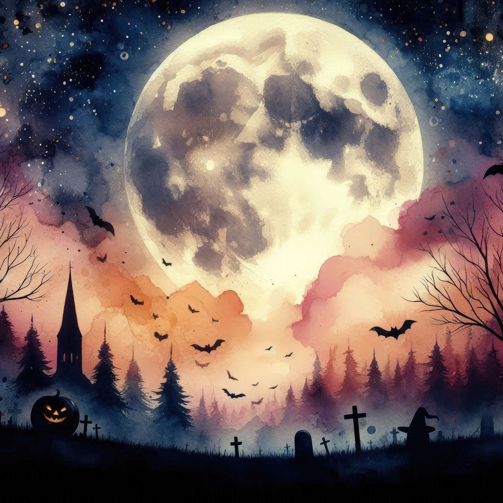 Midnight Full Moon Halloween 5