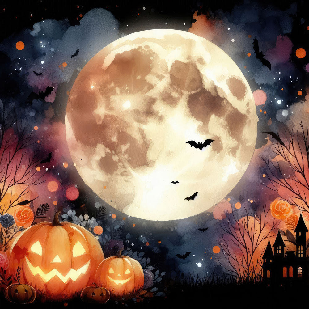 Midnight Full Moon Halloween 7