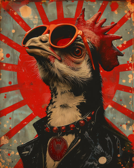 Punk guinea fowl 2