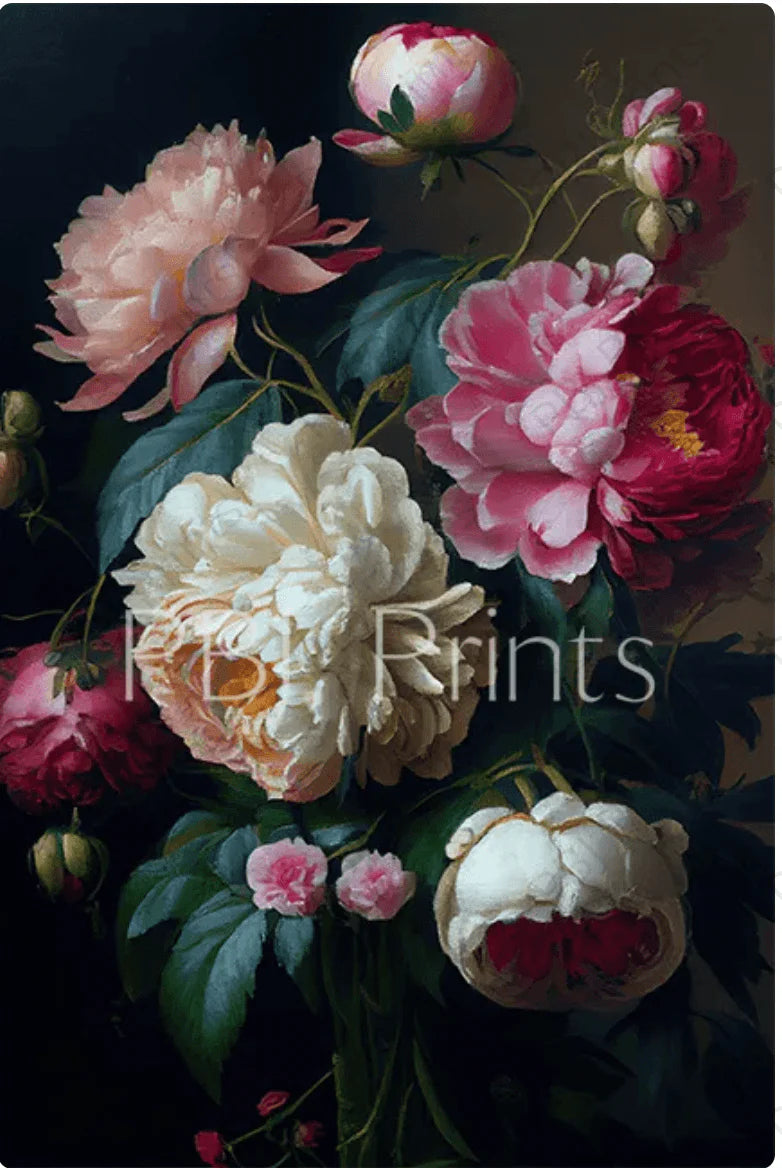 Baroque Peonies & Roses