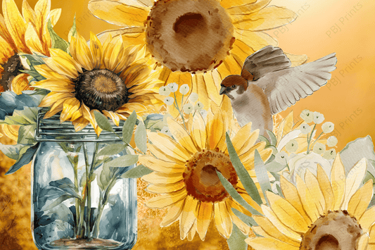 Sunny Day - Artist by Twist My Armoire - art papaer, crafting decoupage paper, crafting rice paper, crafts decoupage paper, DIY, Flowers, summer, sunny flowers