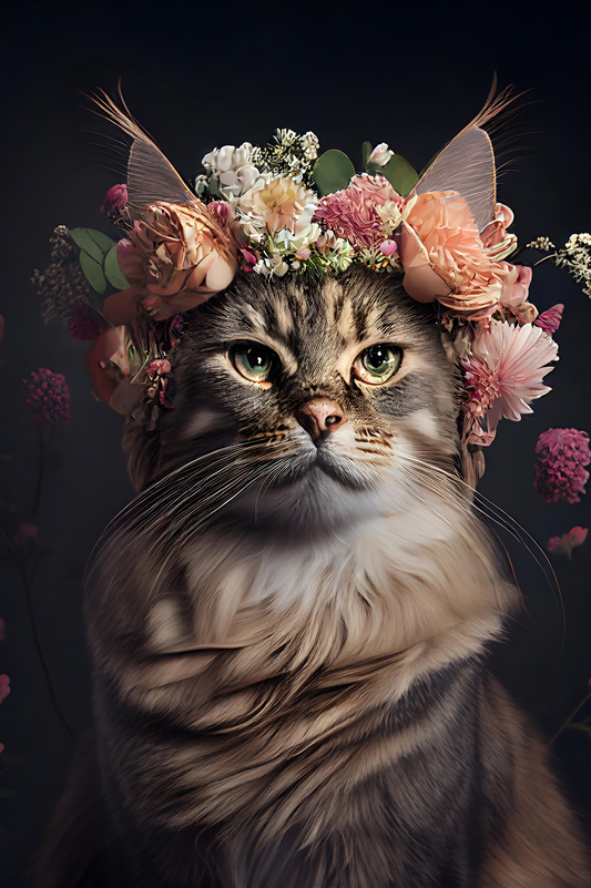 Floral Cat