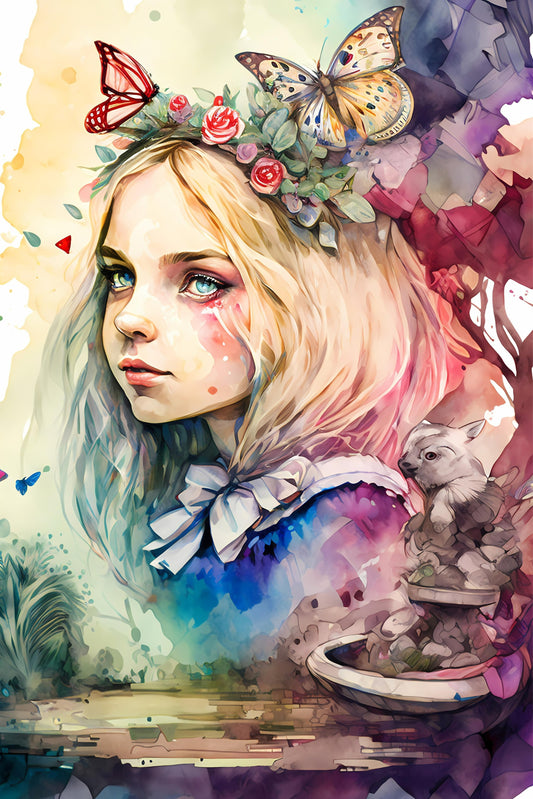 Watercolour Alice