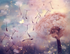 Dandelion Whispers - Artist by 2chattychicks teaching eclectic creations - Art Prints, Decoupage Rice Paper, Flat Canvas Prints, Giclee Prints, Photo Prints, Poster Prints