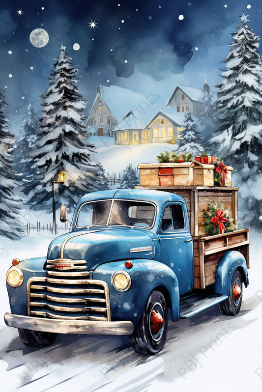 Holiday Delivery - Artist by INKWELL DESIGNERS® - Christmas