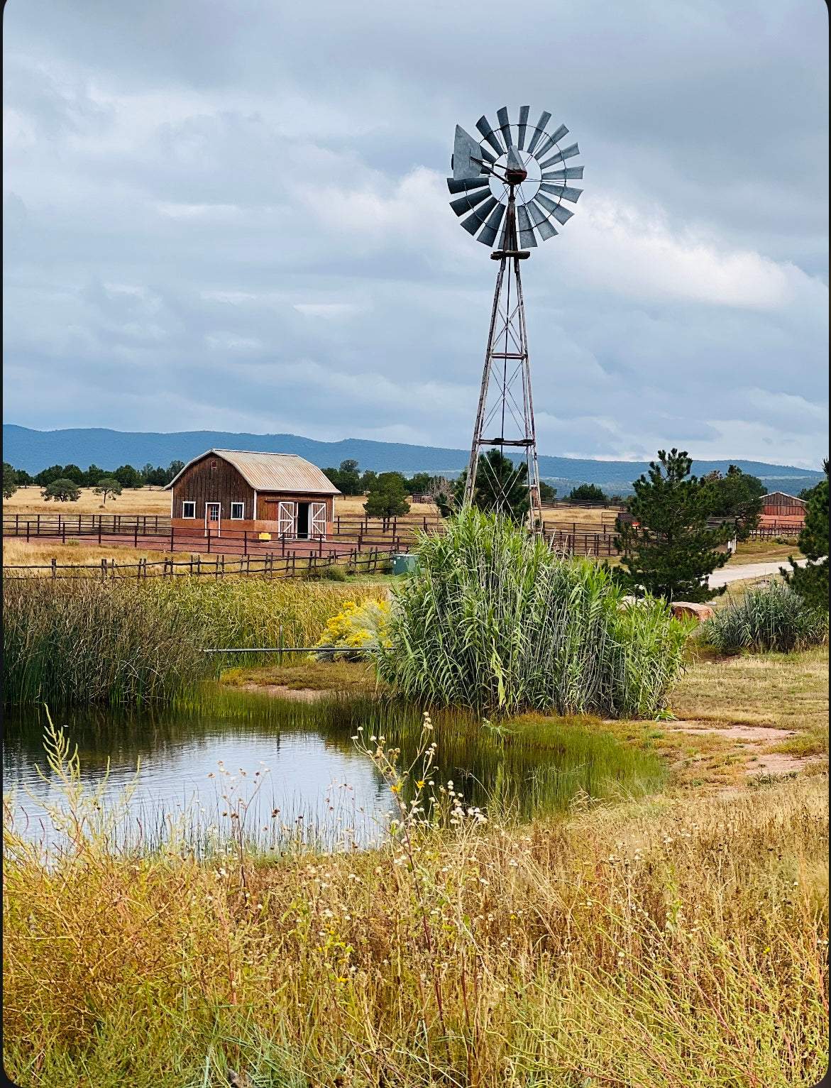 Ranch Windmill - Artist by Attic In Valley - Art Prints, Decoupage Rice Paper, Flat Canvas Prints, Giclee Prints, Photo Prints, Poster Prints, Scrapbook Paper