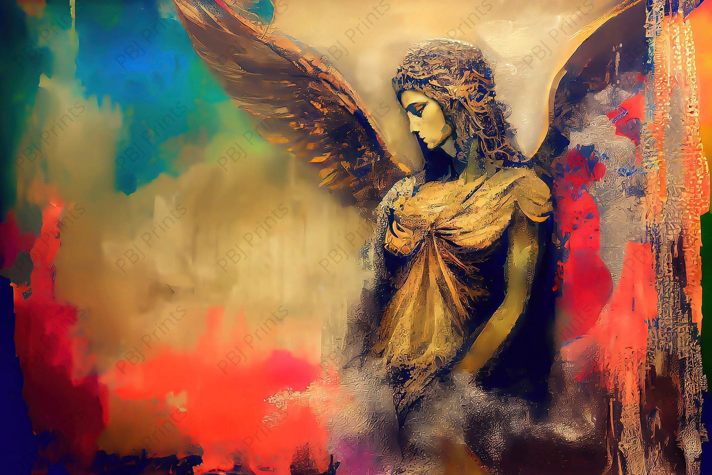 Isobel Guardian Angel - Artist by Whimsykel Designs - 