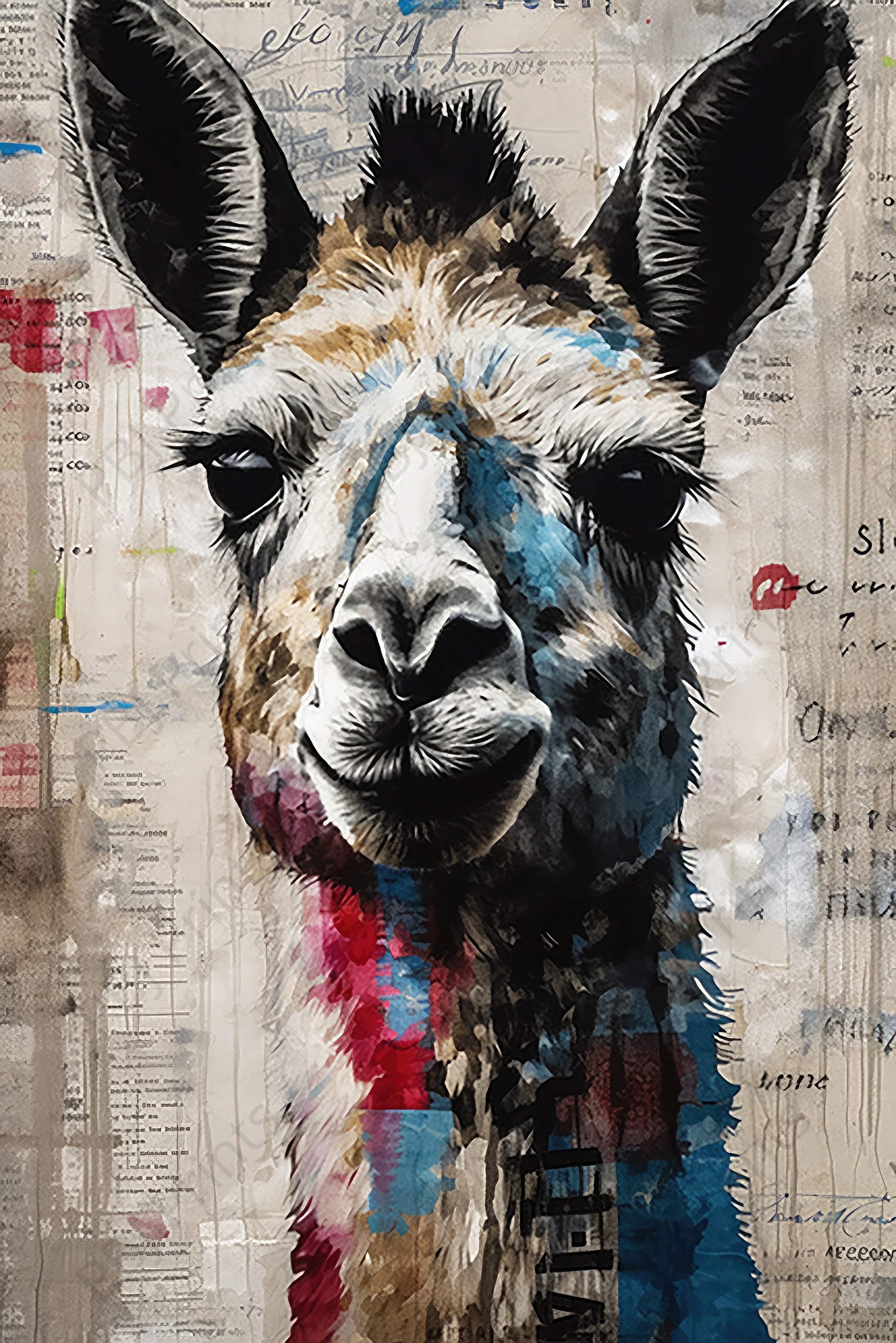 Llama-rican Dream - Artist by Whimsykel Designs - 
