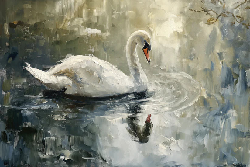 Peaceful Swan