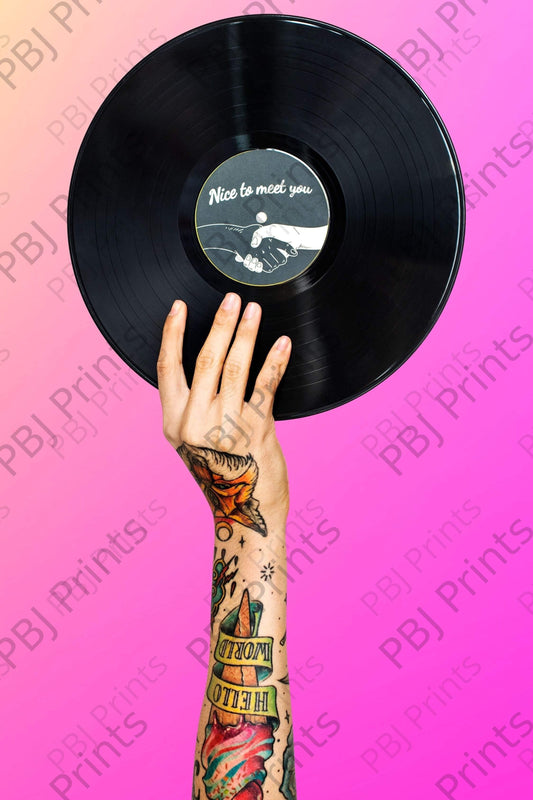 Pink Record - Artist by Sarah Lopp - 