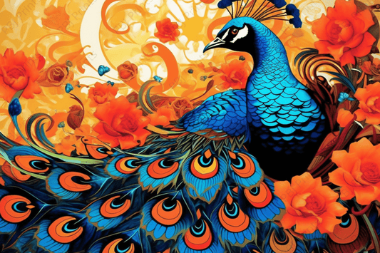 Pop Art Peacock - Artist by Fresh Start Studio Photography - 