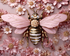 Princess Bumblebee - Artist by Audrey Hughes - Art Prints, Decoupage Rice Paper, Flat Canvas Prints, Giclee Prints, Photo Prints, Poster Prints