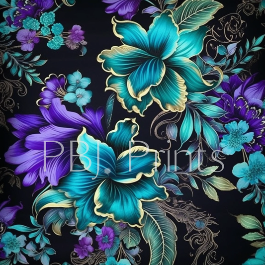 Purple Dynasty - Artist by Audrey Hughes - 