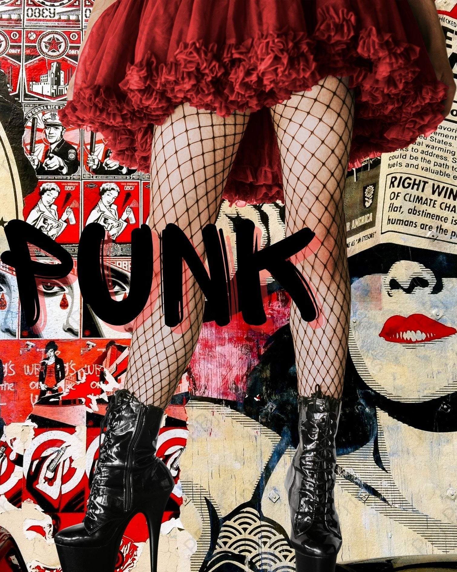 Red Punk - Artist by Sarah Lopp - New Arrivals