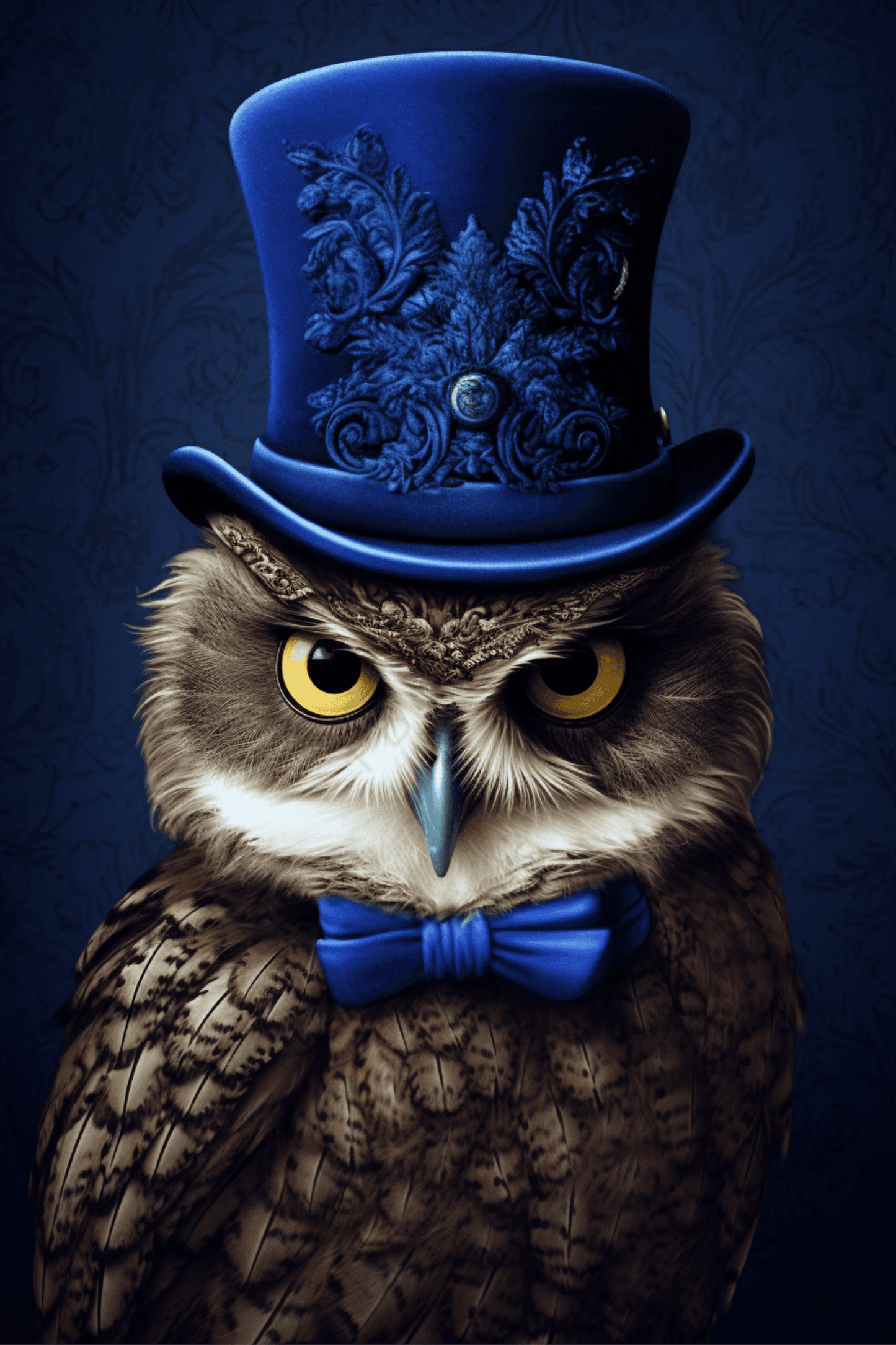 Royal Owl - Artist by Audrey Hughes - 