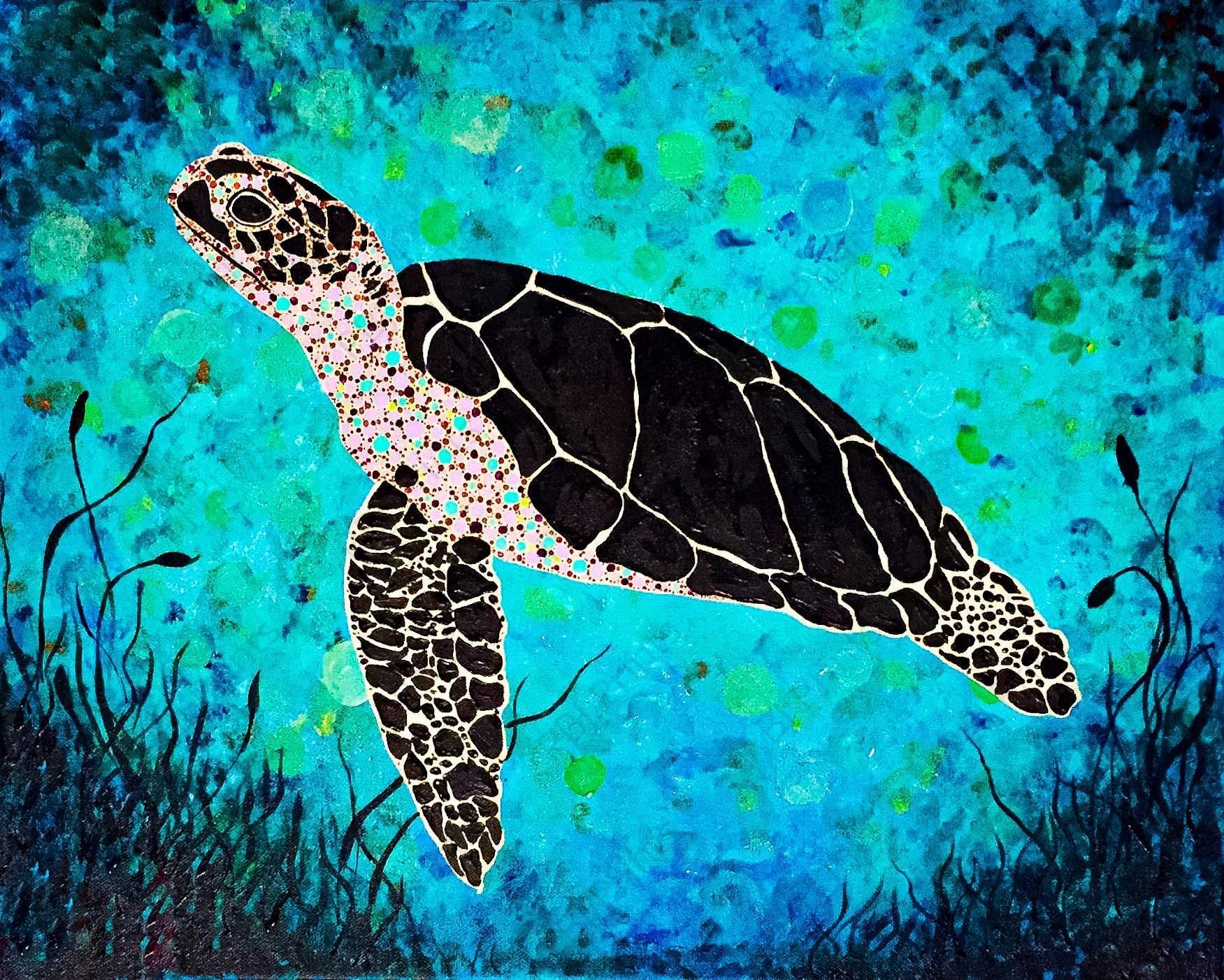 Sea Turtle On Point - Artist by JJ Bean Designs with Cheryl - New Arrivals