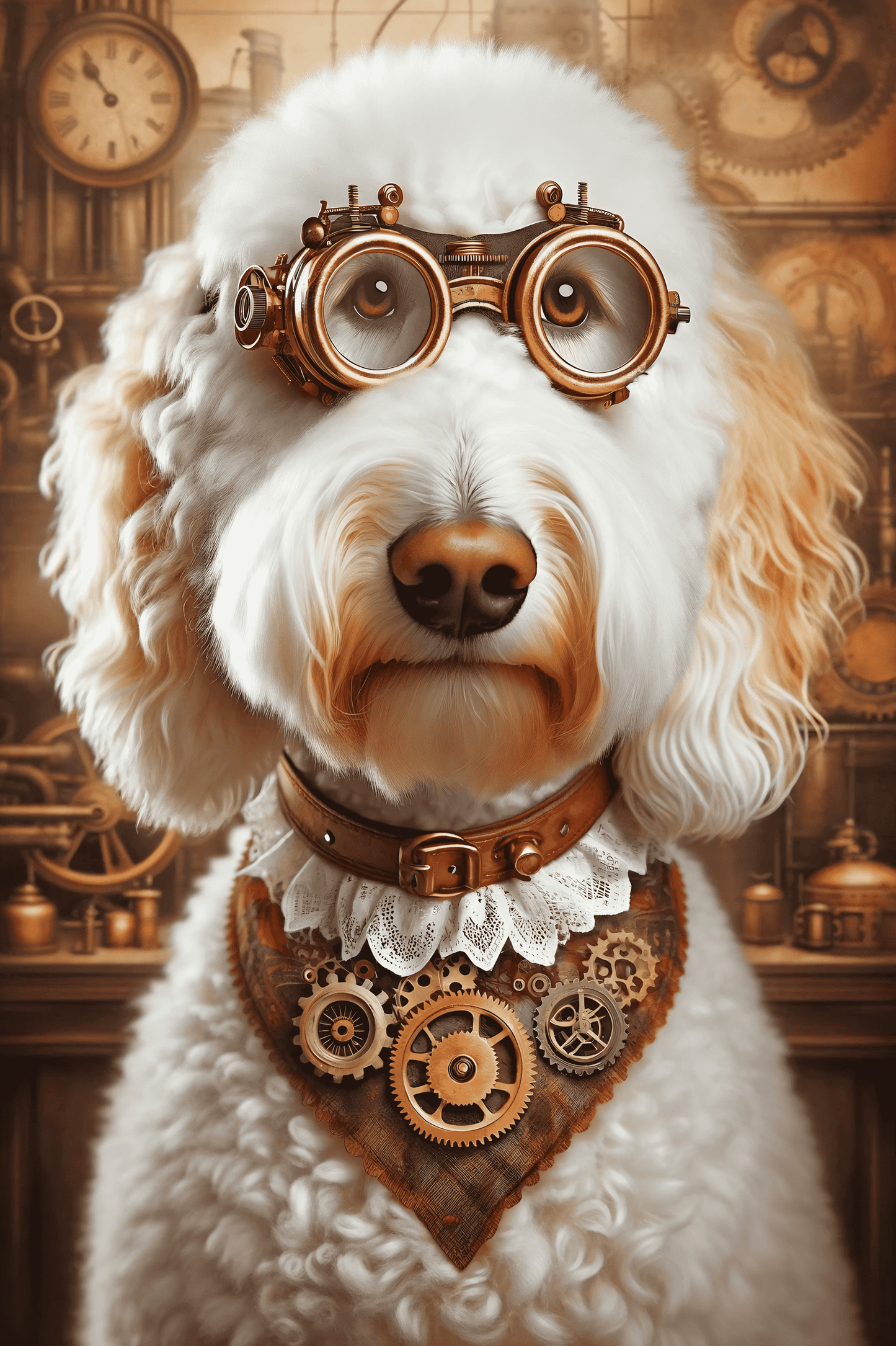 Steampunk Goldendoodle