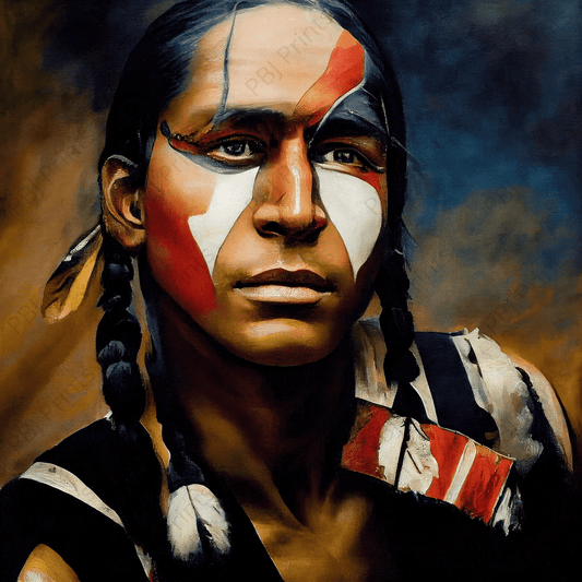 Takoda - Artist by Whimsykel Designs - American Indian