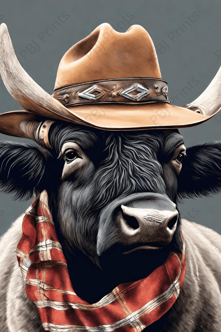 The Point Man -  by Twist My Armoire - AI, Cow, Cowboy, Farm, New Arrivals