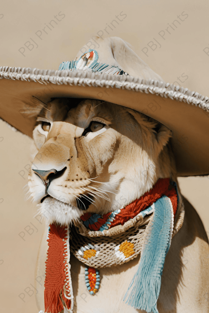 Wild West Misses -  by Twist My Armoire - AI, Animal, Lion, New Arrivals, Western