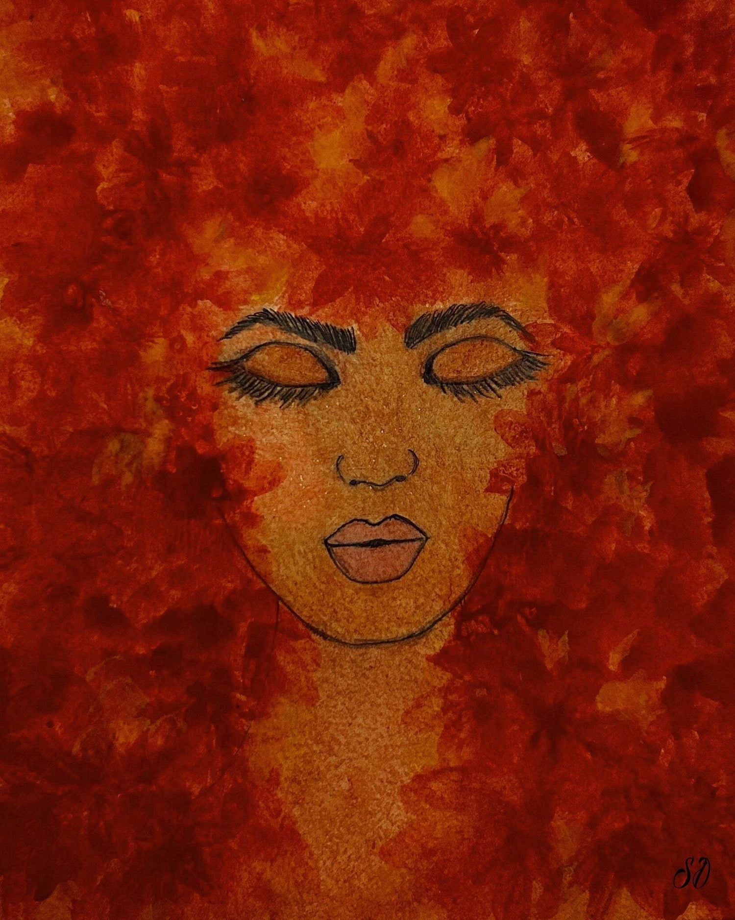 Wildfire - Artist by Renewed Spirit Home - Art Prints, Decoupage Rice Paper, Flat Canvas Prints, Giclee Prints, Photo Prints, Poster Prints
