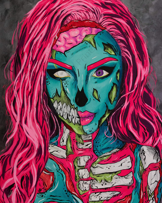 Zombie Princess - Artist by Heidi Hammond - 